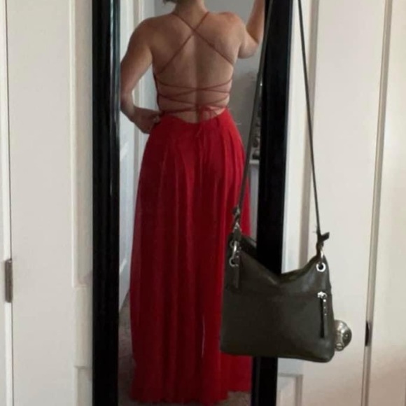 Alyce Paris Red Evening Dress - Picture 3 of 11